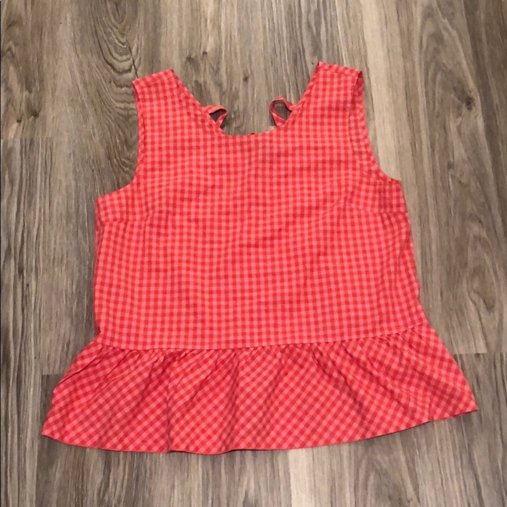 JCrew peplum top
